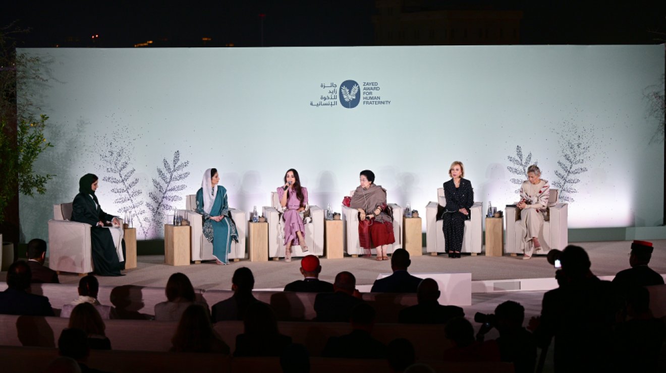 Лейла Алиева приняла участие в мероприятии &laquo;Собрание человеческого братства&raquo; в Абу-Даби