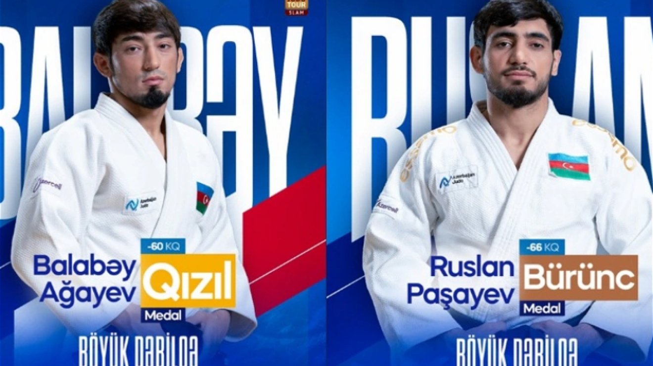 Азербайджанские дзюдоисты взяли две медали в первый день турнира &laquo;Большой шлем&raquo;