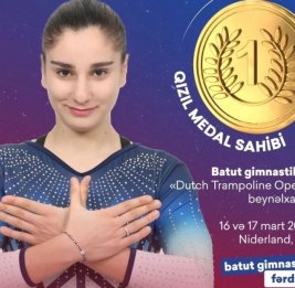 Азербайджанские гимнасты завоевали золотые и серебряные медали в Нидерландах