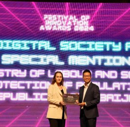 Министерство труда и социальной защиты населения награждено «Премией цифрового общества» в Сингапуре