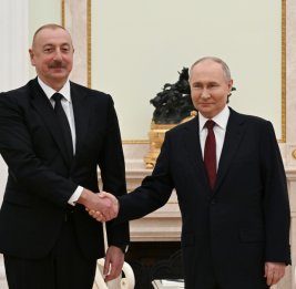Состоялась встреча Президента Ильхама Алиева и Президента Владимира Путина один на один