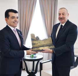 Президент Ильхам Алиев в Шуше принял генерального директора ИСЕСКО 