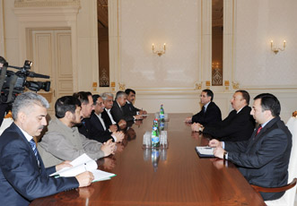 Президент Ильхам Алиев принял делегацию во главе с заместителем председателя Сената Пакистана