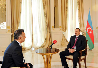 Президент Ильхам Алиев дал интервью телеканалу TRT