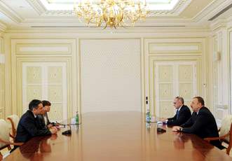 Президент Азербайджана Ильхам Алиев принял министра иностранных дел Княжества Андорра Хильберта Сабоя Сунье