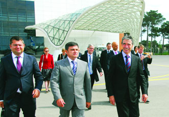 Завершился официальный визит генерального секретаря НАТО Андерса Фога Расмуссена в Азербайджан