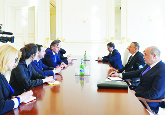 Президент Азербайджана Ильхам Алиев принял делегацию, возглавляемую председателем парламента Монтенегро, президентом Парламентской Ассамблеи ОБСЕ