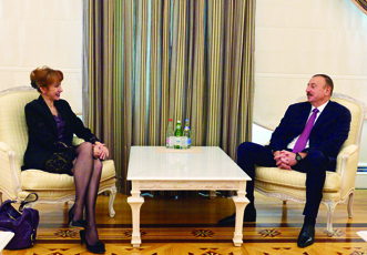 Президент Азербайджана Ильхам Алиев принял нового руководителя Бакинского офиса Совета Европы
