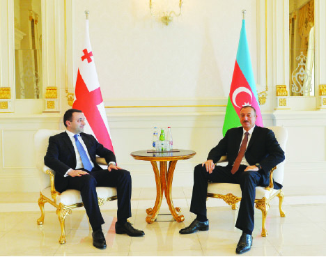 Официальный визит премьер-министра Грузии Ираклия Гарибашвили в Азербайджан