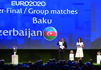 Баку получил право на проведение матчей Евро-2020 по футболу