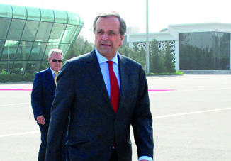 Завершился визит премьер-министра Греции Антониса Самараса в Азербайджан