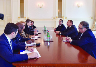 Президент Азербайджана Ильхам Алиев принял делегацию во главе с руководителем Программы развития ООН