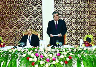 Официальный визит Президента Азербайджана Ильхама Алиева в Таджикистан