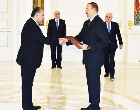 Президент Ильхам Алиев принял новоназначенного посла Иордании в Азербайджане