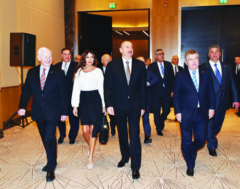 Президент Азербайджана Ильхам Алиев принял участие в официальном открытии проходящей в Баку 43-й Генеральной ассамблеи Европейского Олимпийского Комитета