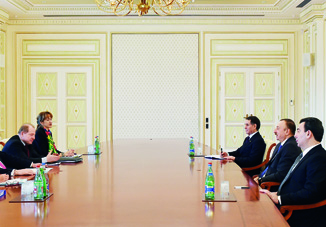 Президент Ильхам Алиев принял делегацию во главе с содокладчиком Мониторингового комитета ПАСЕ