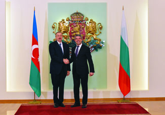 Встреча Президента Азербайджана Ильхама Алиева и Президента Болгарии Росена Плевнелиева один на один