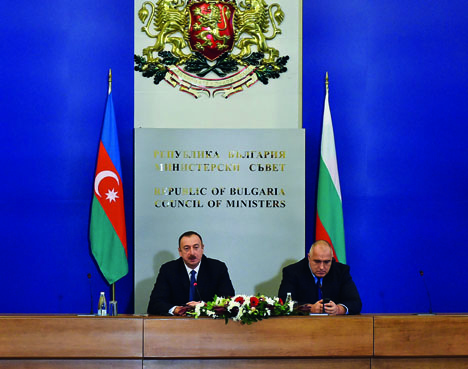 Официальный визит Президента Азербайджана Ильхама Алиева в Болгарию