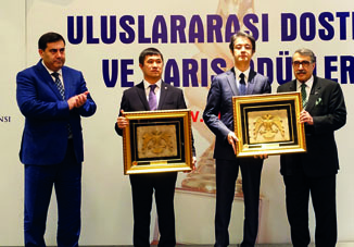 Федерация журналистов Турции удостоила Президента АзербайджанаИльхама Алиева «Международной премии дружбы и мира»