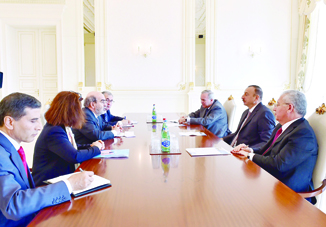 Президент Ильхам Алиевпринял делегацию во главе с генеральным директором Продовольственной и сельскохозяйственной организации ООН