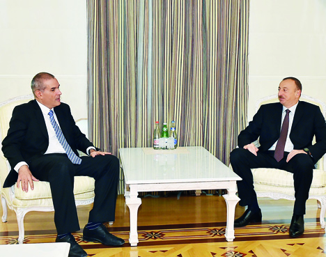 Президент Ильхам Алиев принялпосла Израиляв Азербайджане