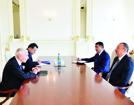 Президент Азербайджана Ильхам Алиев принял генерального директора Международной организации по миграции