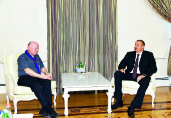 Президент Азербайджана Ильхам Алиев принял председателя и генерального секретаря Всемирного скаутского комитета