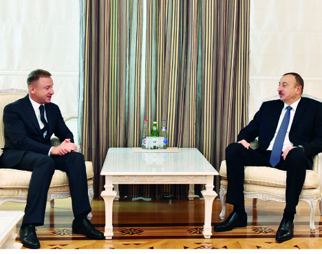 Президент Азербайджана Ильхам Алиев принял министра образования и науки России
