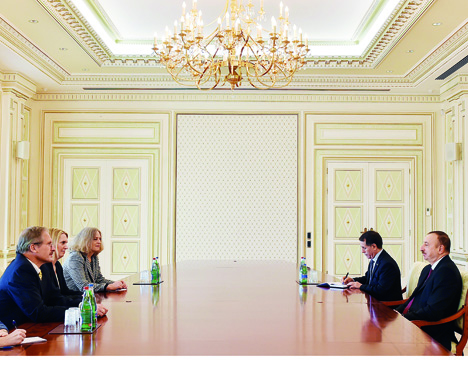 Президент Ильхам Алиев принялделегацию во главе с заместителем помощника государственного секретаря США