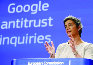 Власти ЕС предъявили Google обвинения в нарушении антимонопольных законов