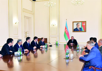 Президент Азербайджана Ильхам Алиев принял участников проходящего в Баку заседания Совета руководителей органов безопасности и спецслужб государств — членов СНГ