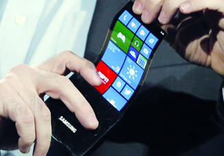 Samsung запатентовала технологию производства гнущихся OLED-дисплеев