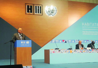 Постоянный представитель Азербайджана при ООН выступил на Конференции ООН по жилью и устойчивому городскому развитию