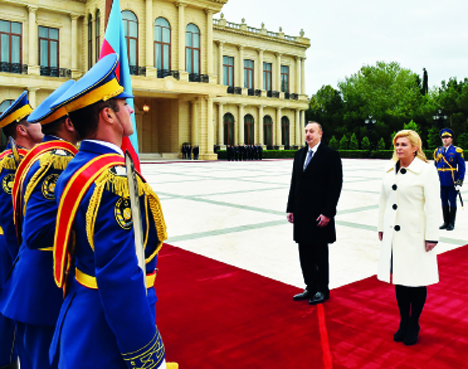 Официальный визит Президента Хорватии Колинды Грабар-Китарович в Азербайджан