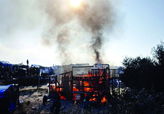 СМИ: «В лагере мигрантов в Кале возникли новые очаги возгорания»