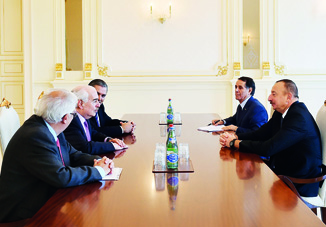Президент Азербайджана Ильхам Алиев принял делегацию во главе с президентом Центристского демократического интернационала