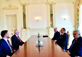 Президент Азербайджана Ильхам Алиев принял президента компании ВР