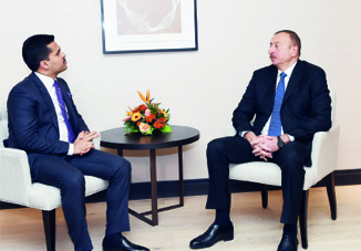 Президент Ильхам Алиев встретился с директором компании VPS Healthcare Объединенных Арабских Эмиратов