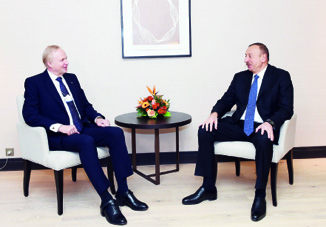 Встреча Президента Азербайджана Ильхама Алиева с генеральным исполнительным директором компании ВР