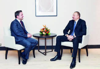 Президент Ильхам Алиев встретился с премьер-министром Люксембурга, государственным министром Ксавье Беттелем