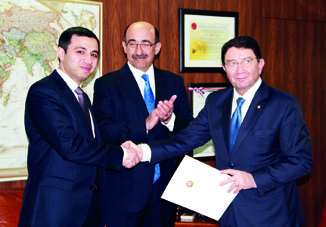 Посол Азербайджана вручил свои верительные грамоты генеральному секретарю Всемирной туристской организации ООН