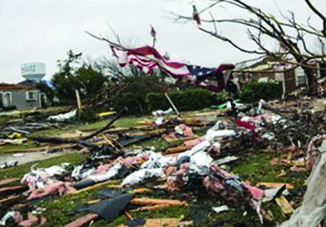 Число жертв бурь и торнадо на юге США достигло 18 человек