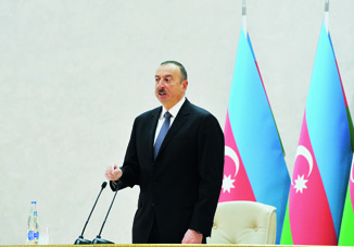 Президент, Верховный Главнокомандующий Ильхам Алиев принял участие в открытии нового военного городка Н-ской воинской частиМинистерства обороны