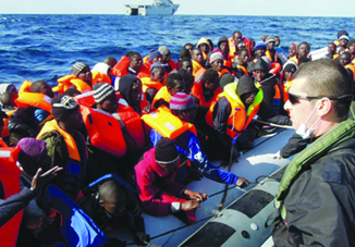 Операция ЕС в Средиземном море спасла около 110 тысяч мигрантов