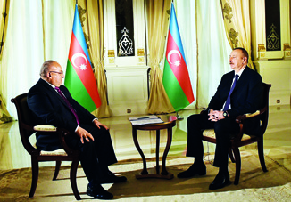 Президент Азербайджана Ильхам Алиев дал интервью корреспонденту телеканала «Аль-Джазира»