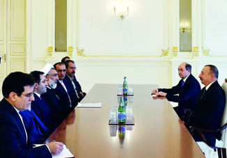 Президент Азербайджана Ильхам Алиев принял делегацию, возглавляемую министром юстиции Ирана