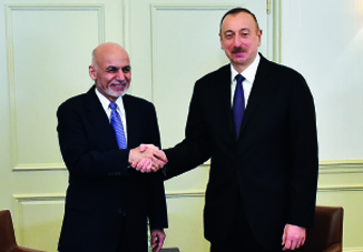 В Мюнхене состоялась встреча Президента Азербайджана Ильхама Алиева и Президента Афганистана Мохаммада Ашрафа Гани