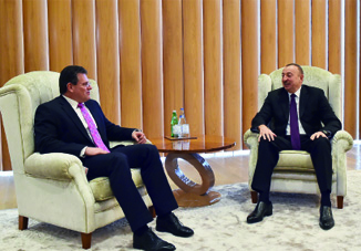 Президент Ильхам Алиев встретился с вице-президентом Европейской комиссии по вопросам Энергетического союза Марошом Шефчовичем