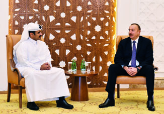 Состоялась встреча Президента Азербайджана Ильхама Алиева с исполнительным директором «Катар Петролеум»