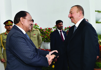 Президент Азербайджана Ильхам Алиев встретился с Президентом Пакистана Мамнуном Хусейном